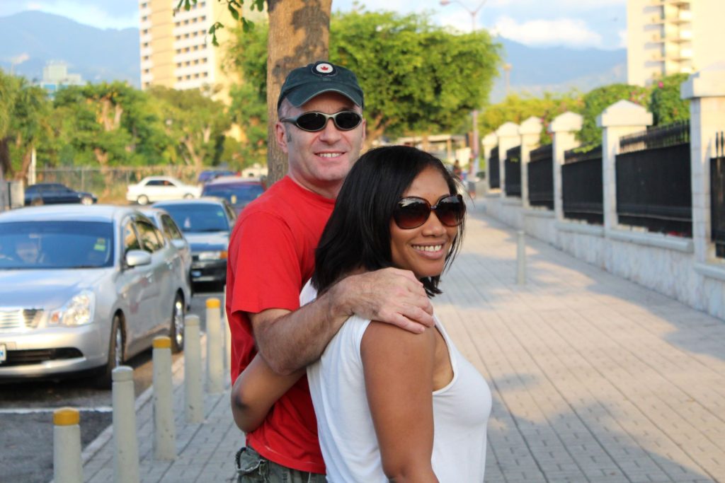 Monique & Nick at Emancipation Park - Kingston - Jamaica