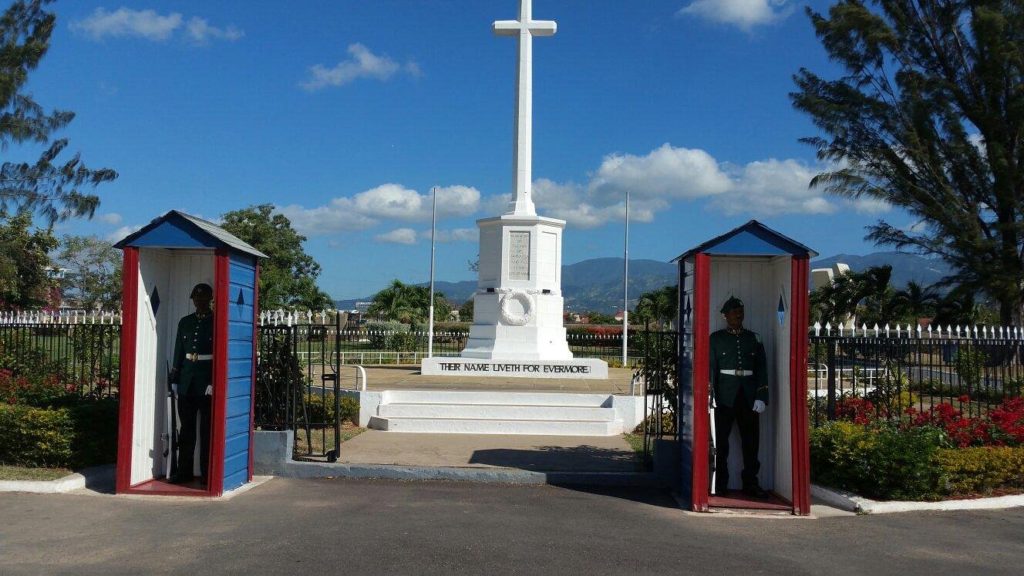 Guards on Duty - National Heroes Park - Kingston - Jamaica