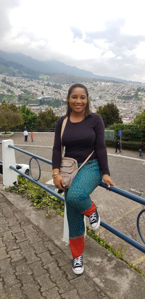 Monique at El Panecillo, Old Town, Quito