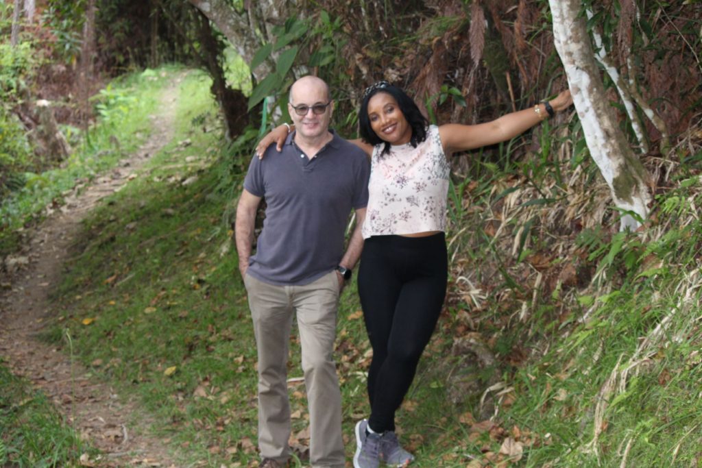 Nick and Monique Abbott in Holywell, Blue Mountains, Jamaica