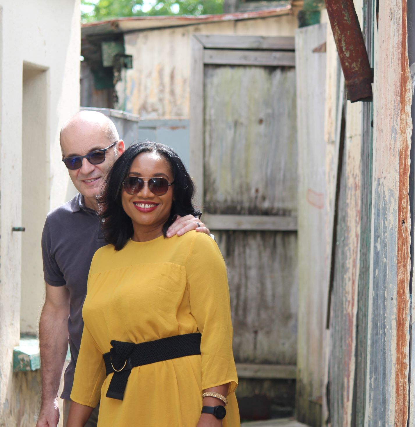 Nick and Monique Abbott in New Castle, Kingston, Jamaica
