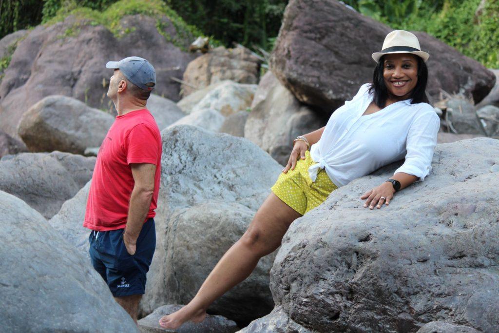 Nick & Monique Abbott at Castleton Gardens, Jamaica