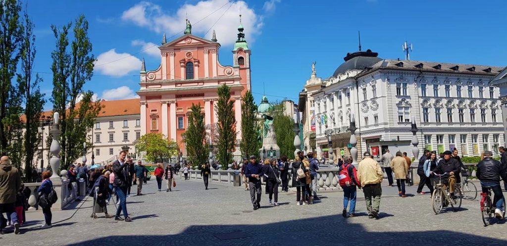 Prešeren Square, Ljubljana Old Town - Photo by Nick & Monique Abbott