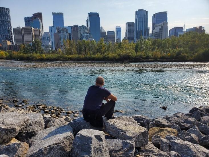 The Bow River, Calgary, Canada - Photo by Nick & Monique Abbott