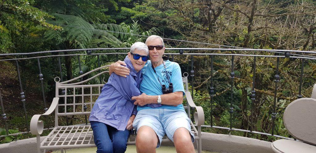 Paul & Jane Abbott at Monteverde Cloud Forest, Costa Rica