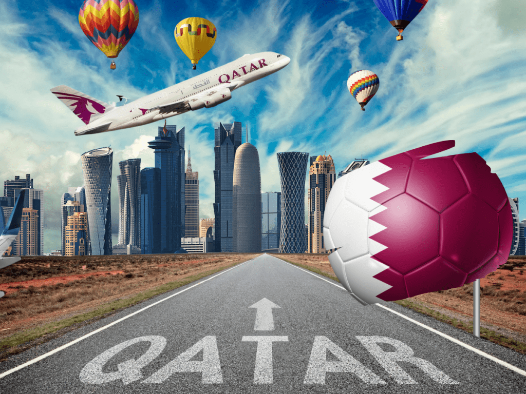 Featured Image Created in Canva Pro - 6 Amazing Things to do on your Free Stopover in Doha, Qatar