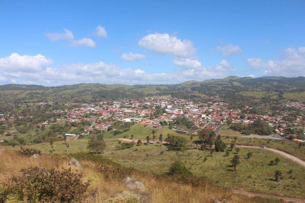 View of small town from Parque Del Viento, Costa Rica