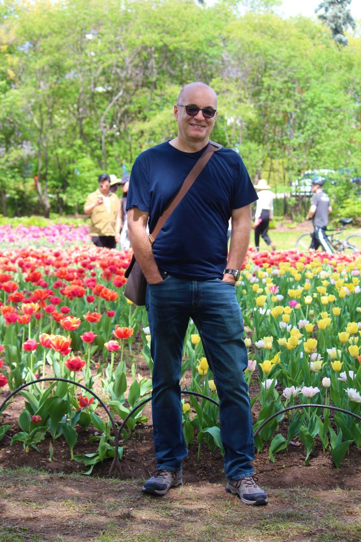 Nick Abbott at the The Tulip Festival, Ottawa