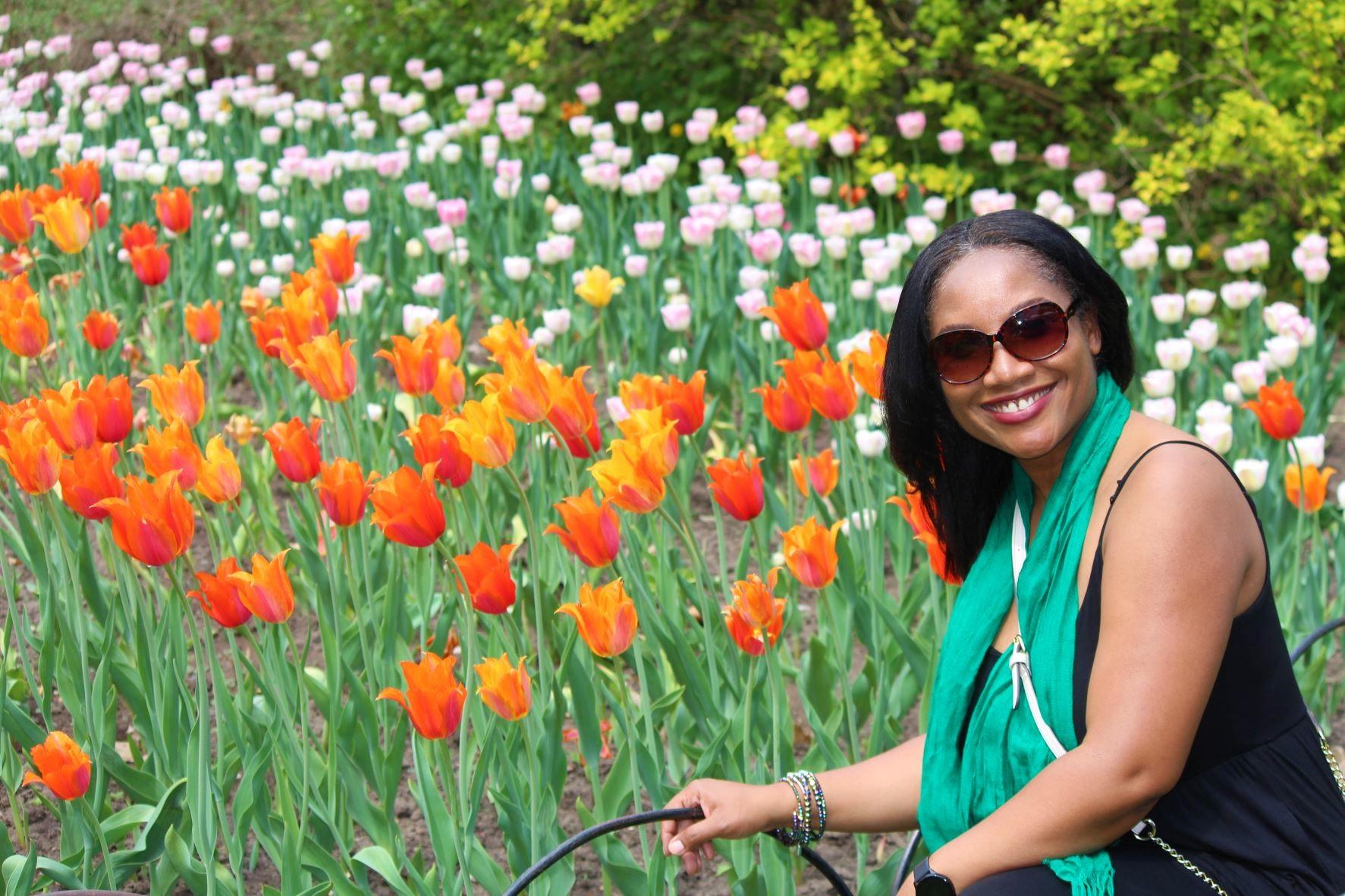 Monique Abbott at the The Tulip Festival, Ottawa