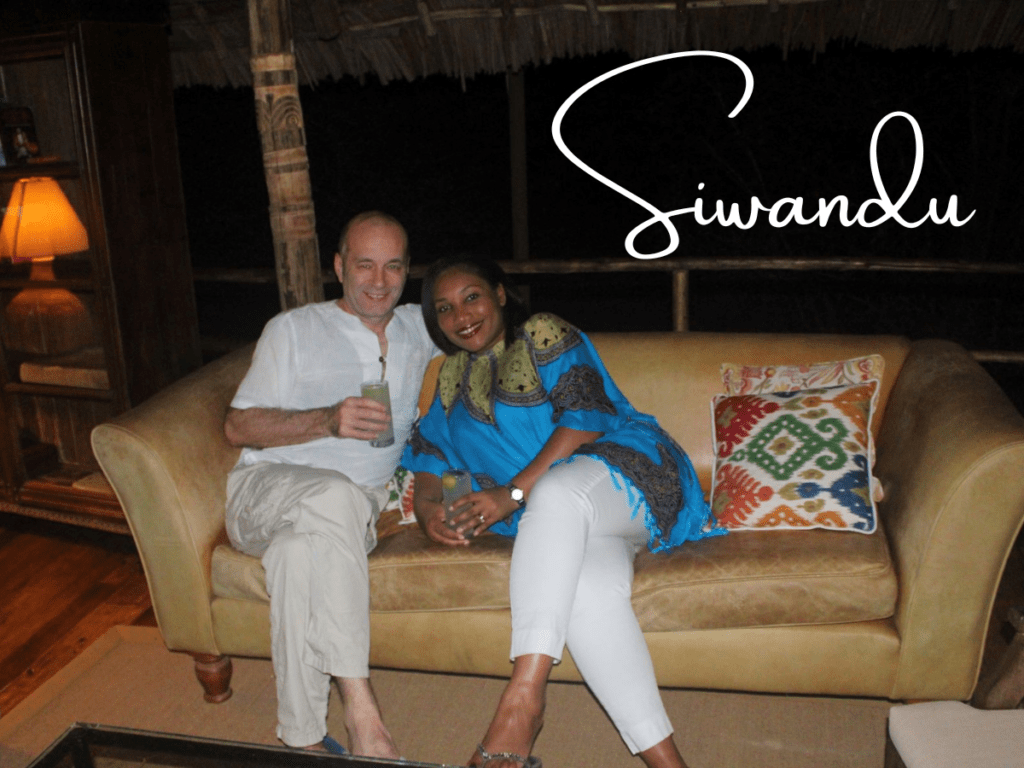Monique & Nick Abbott at the Siwandu Camp, Tanzania