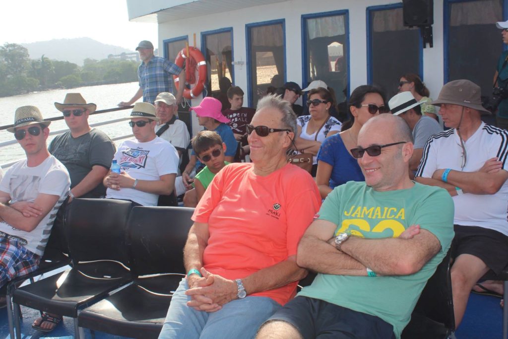 Nick & Paul Abbott on the Panama Canal Boat Cruise