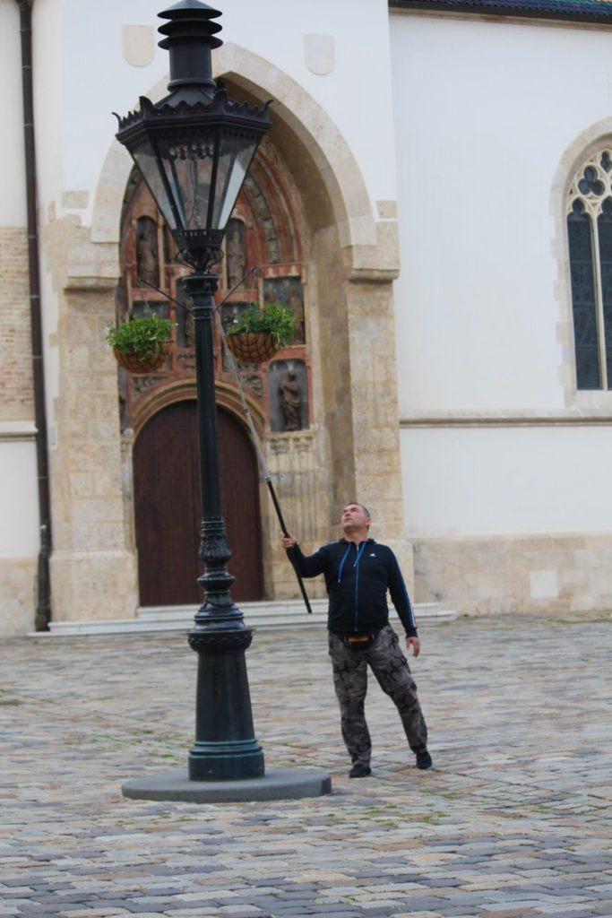 A Lamplighter of the Gas Mantle - Zagreb, Croatia