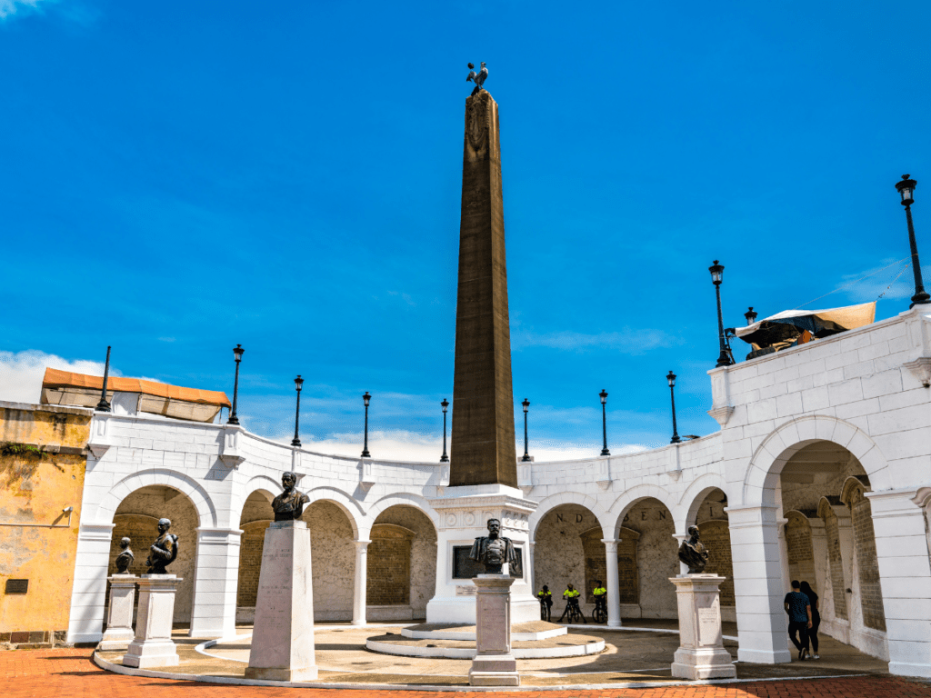 French Park Monument in Casco Viejo, Panama City, Panama