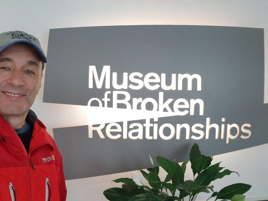 Nick Abbott at the Museum of Broken Relationships - Zagreb, Croatia