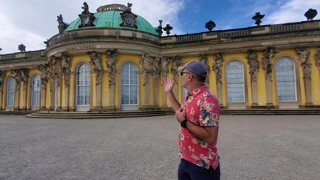 Nick Abbott at The Sassouci Palace, Potsdam, Germany