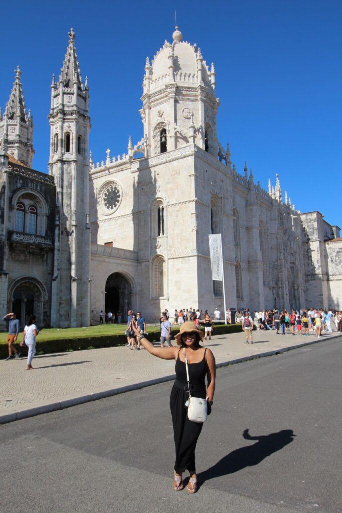 Monique Abbott at Mosteiro dos Jerónimos, Lisbon, Portugal