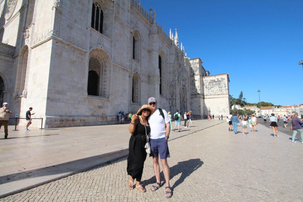 Nick & Monique Abbott at Mosteiro dos Jerónimos, Lisbon, Portugal