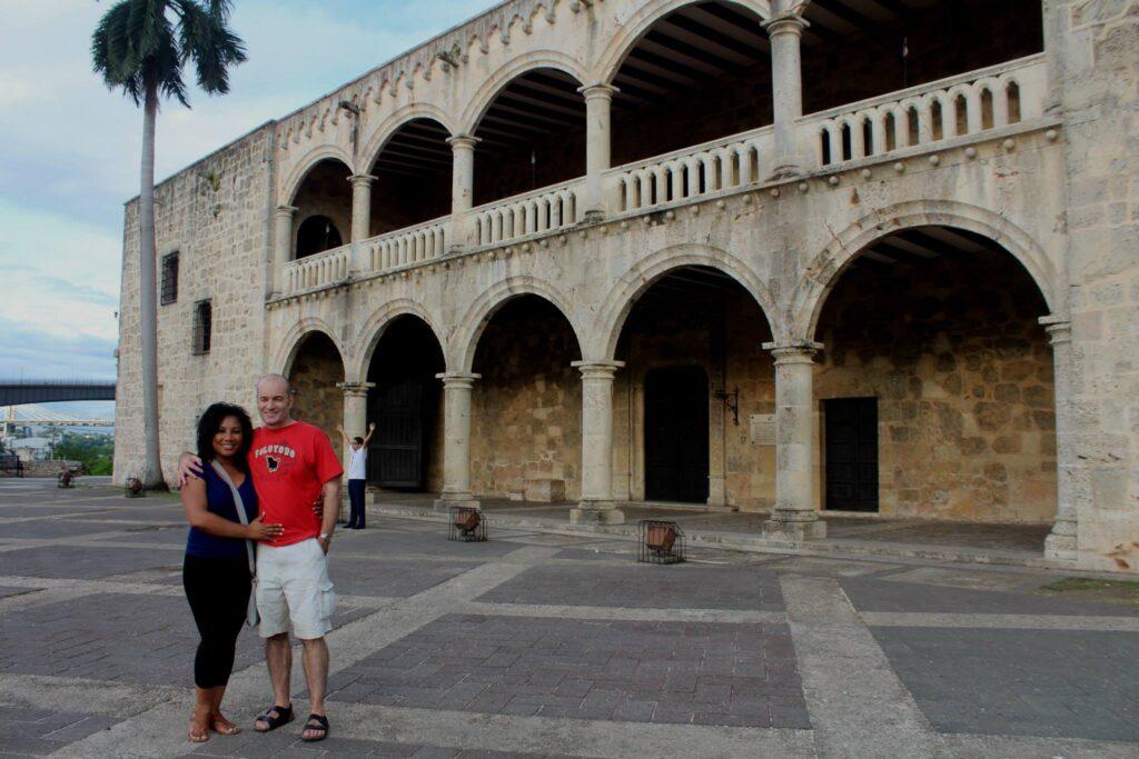 Nick & Monique Abbott at Alcázar de Colón, Dom Rep