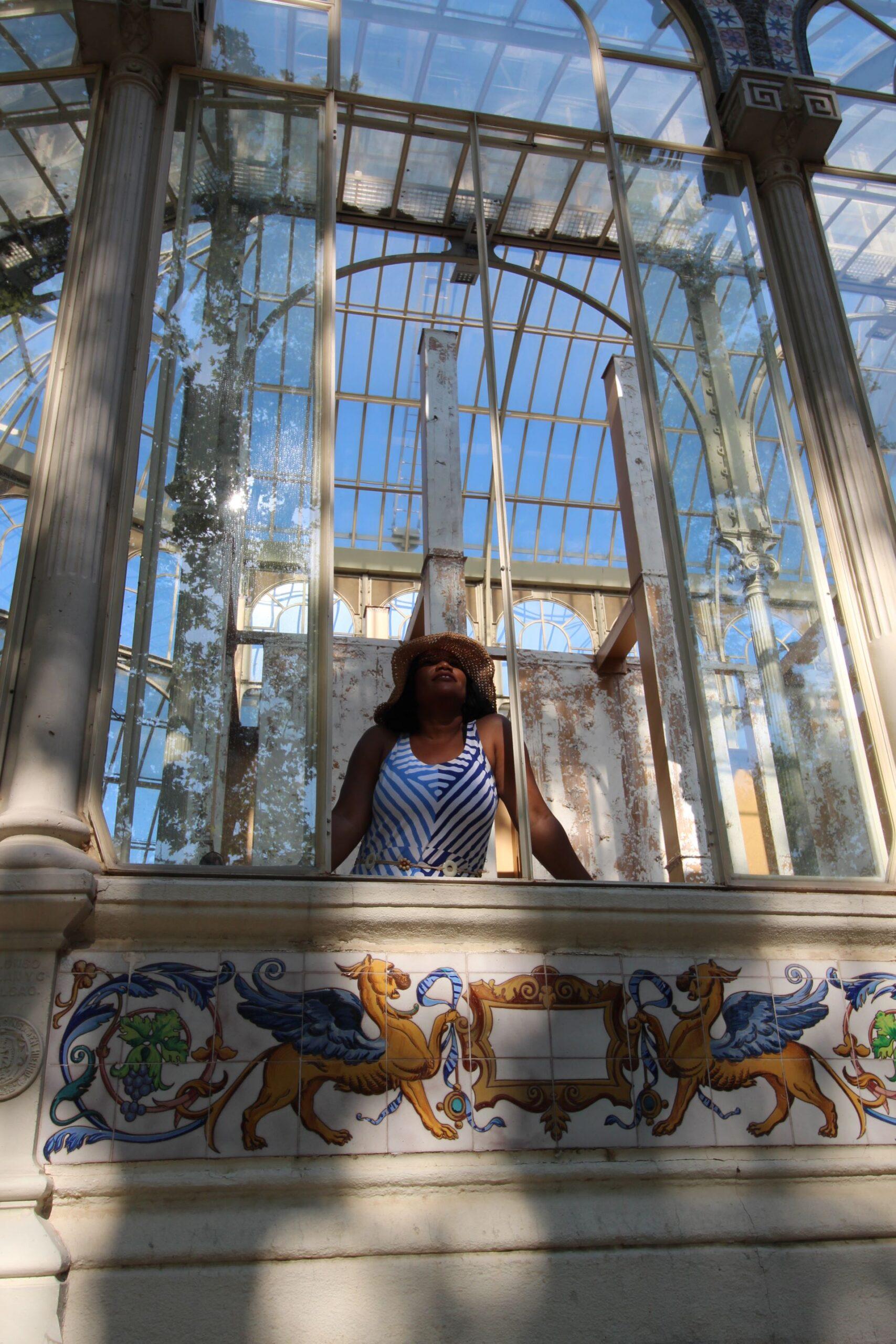 Monique Abbott at the Glass Palace, Madrid, Spain
