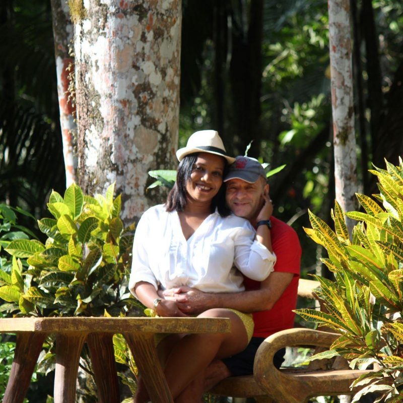 Nick & Monique Abbott at Castleton Gardens, Jamaica