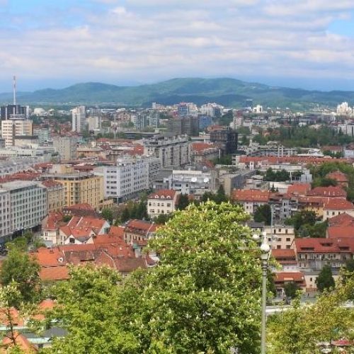 The View from Ljubljana Castle, Slovenia