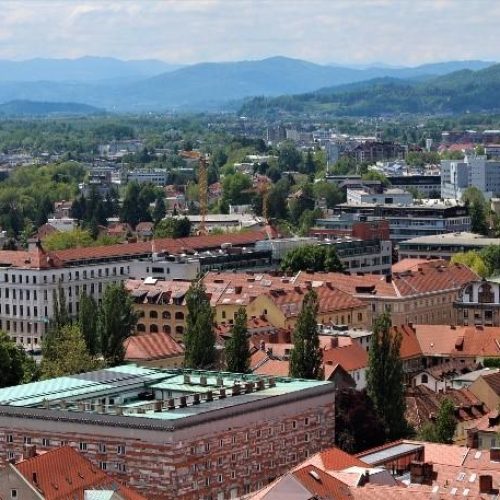 The View from Ljubljana Castle, Slovenia